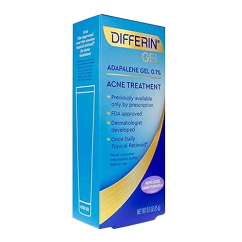 Buy Differin Gel Acne Treatment with Adapalene Gel, 0.5 Oz Online at
