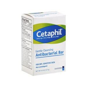 Triclosan is an antibacterial and antifungal agent. Cetaphil Gentle Cleansing Antibacterial Bar
