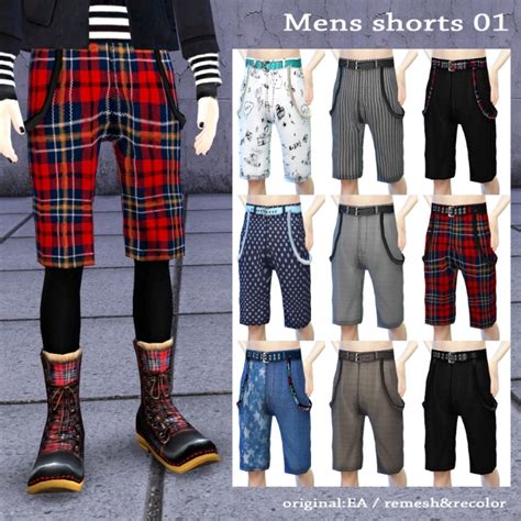 Shorts 01 For Males At Imadako Sims 4 Updates