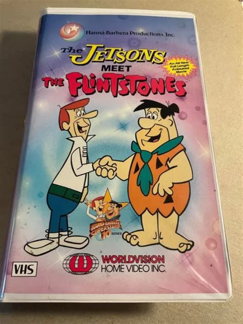The Jetsons Meet The Flintstones Vhs Clamshell 1988 899 Picclick