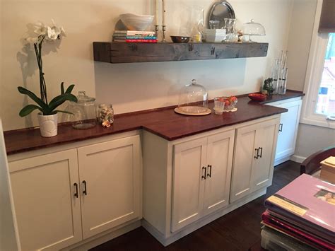I still would like to get some art on the walls flanking the china cabinet. Custom Made Built In Buffet / Hutch by M.Karl, LLC ...