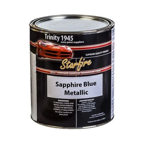 Urethane Basecoat Automotive Paint Sapphire Blue Metallic 1 Gallon