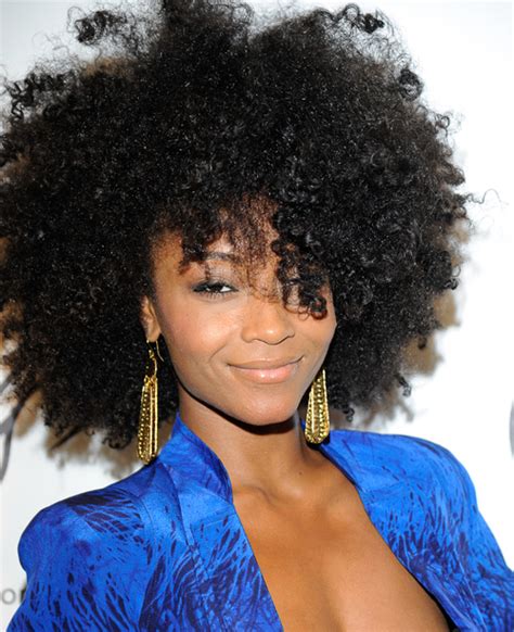 Pictures 10 Celebrities With Naturally Curly Hair Yaya Dacosta Natural Curls