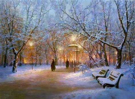 Amazing Winter Paintings By Famous Artists Fine Art Blogger