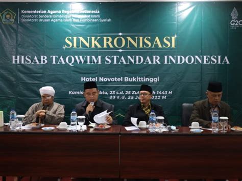 Sinkronisasi Hisab Taqwim Standar Indonesia 50 Ahli Falak Dikumpulkan