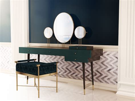 The dressing table has become an increasingly significant furniture piece in a modern bedroom or dressing room. Victoria Dressing Table | BySwans Bold Statement Furniture