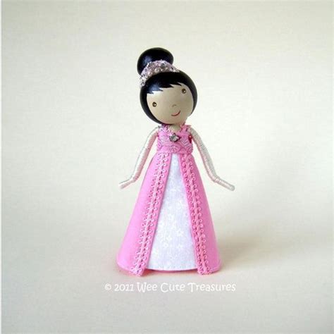 Princess Birthday Cake Topper On Stand You Choose Hair Eye Colour