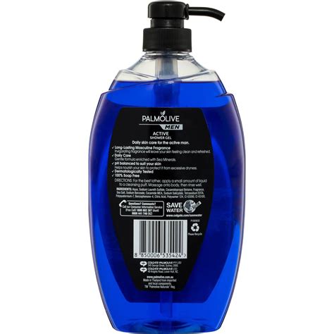 Palmolive For Men Body Wash Gel Active 1l Woolworths