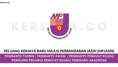 Contextual translation of majlis perbandaran into english. Majlis Perbandaran Jasin (MPJasin) • Kerja Kosong Kerajaan
