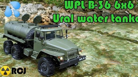 Wpl B X Ural Tanker On A Water Run Youtube