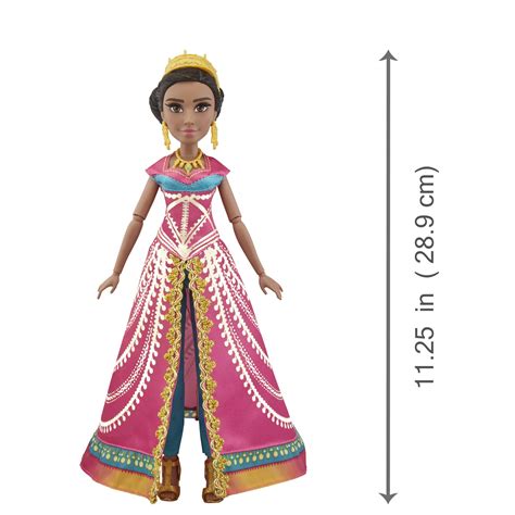 Disney Aladdin Glamorous Jasmine Deluxe Fashion Doll With Gown Shoes