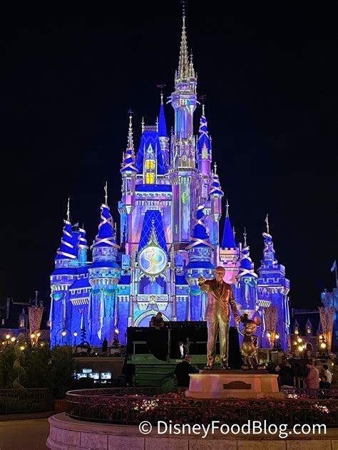Disney World Castle At Night Wallpaper