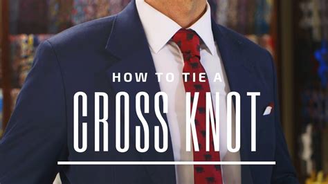 How To Tie A Cross Knot Christensen Knot Tie Knot Tutorial Youtube