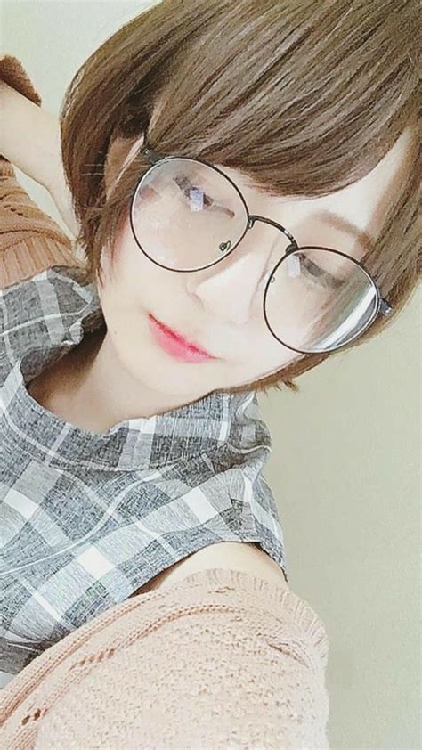 Short Hair Glasses Japanese Short Hair Girls With Glasses Cosplay