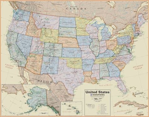 Maps Of Usa And Capitals