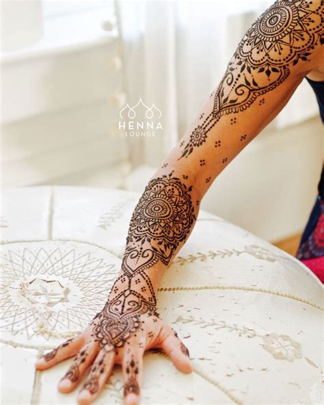 Full sleeve henna tattoo design. Sleeve for a wonderful customer getting ready for a big ...
