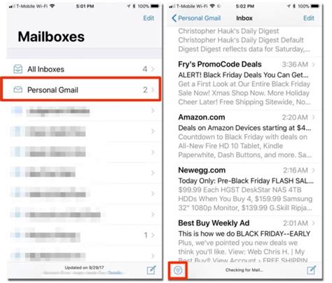 How To View Only Unread Or Flagged Emails In The Ios 11 Mail App On