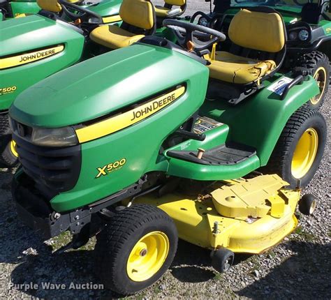 2007 John Deere X500 Lawn Mower In Scott City Mo Item Dh7790 Sold