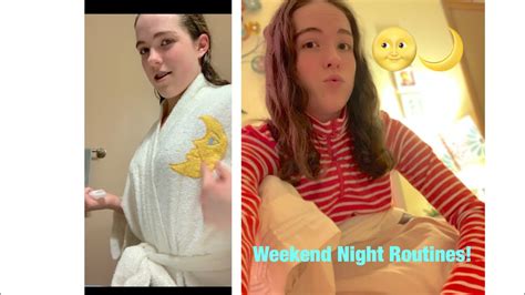Night Routine On Weekends Youtube