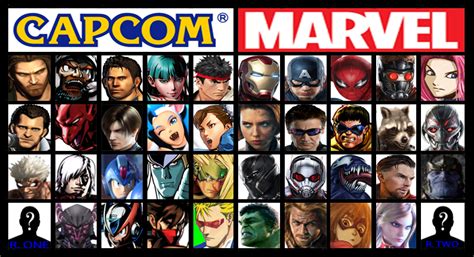 Marvel Vs Capcom Infinite Possible Roster By Arcgaming91 On Deviantart