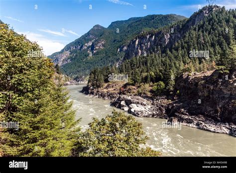 Canada British Columbia The Thompson River Stock Photo Alamy