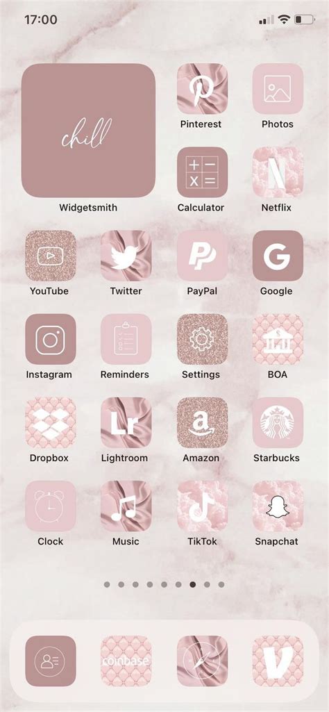 pink aesthetic app icons settings