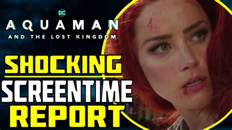 Amber Heard Aquaman 2 Screen Time And Petition Update Aquaman And The