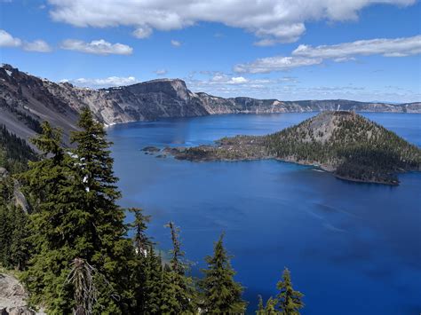 Taken On The Rim Trail At Crater Lake National Park In Oregon One Of