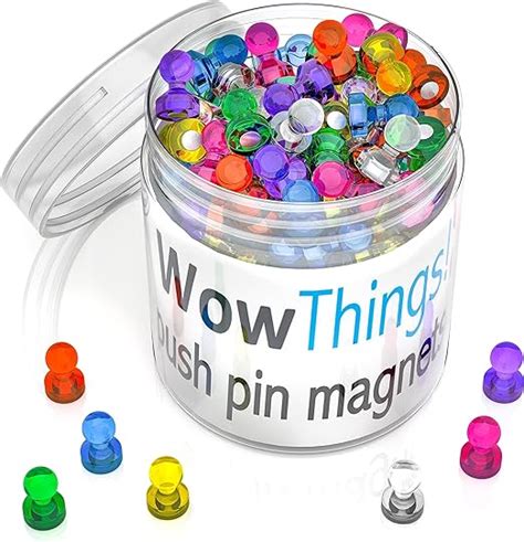 Colorful Push Pins Decorative Magnets Wowthings Magnetic Refrigerator Magnets Heavy Duty