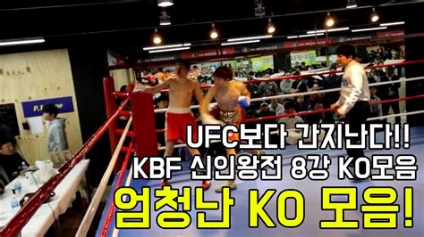 Ufc Ko만큼 간지나는 한국 복싱 신인왕전 8강 Ko모음 와우~~~boxing Knock Out Ko Parade