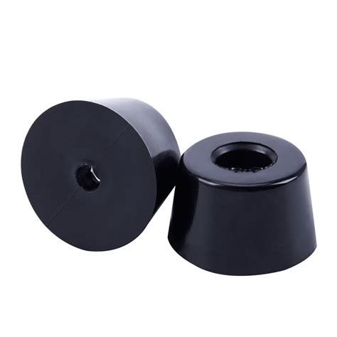 Rubber tips are available in varied id, od, inside height, end thickness, & total height. 3 x Metal Rubber Furniture Table Chair Leg Tips End Caps ...