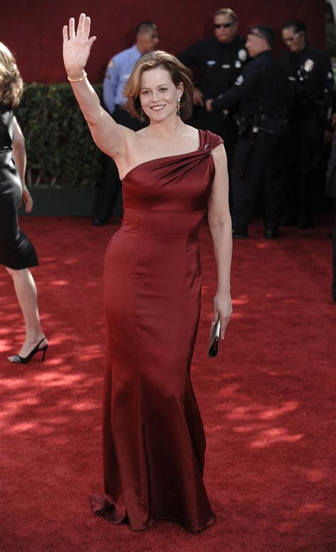 61st Primetime Emmy Awards At Nokia Theatre Sigourney Weaver Photo