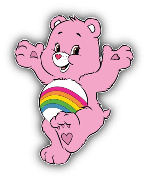 Care Bears Cartoon Rainbow Sticker Bumper Decal Sizes Ebay