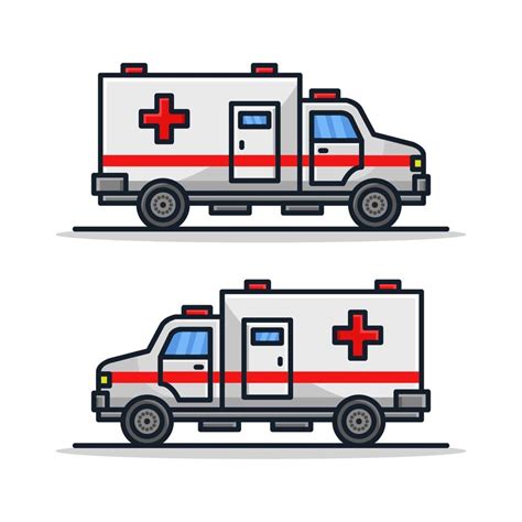 Ambulance On White Background 2186002 Vector Art At Vecteezy