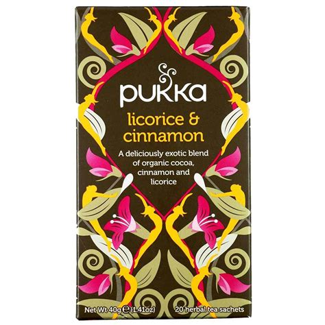 Pukka Licorice And Cinnamon 20 Herbal Sachets I Buy Online Asian Dukan