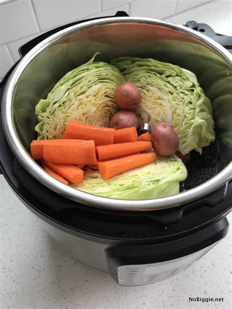 Seal and cook on high pressure for 4 minutes. Instant Pot Corned Beef and Cabbage