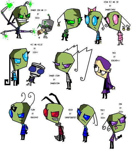 Invader Zim Fancharacters By Me Invader Zim Fancharac