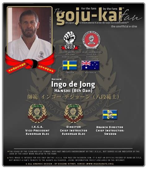 Goju Kai Karate Do Sydney Australia Ingo De Jong Shihan