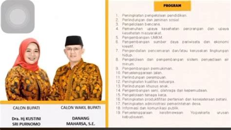 Bawaslu Cek Postingan KPU Sleman yang Hanya Unggah Visi ...