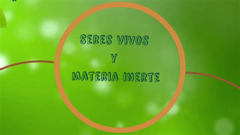 Seres Vivos Y Materia Inerte By Carina Farias