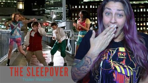 The Sleepover Official Trailer Reaction Netflix Youtube