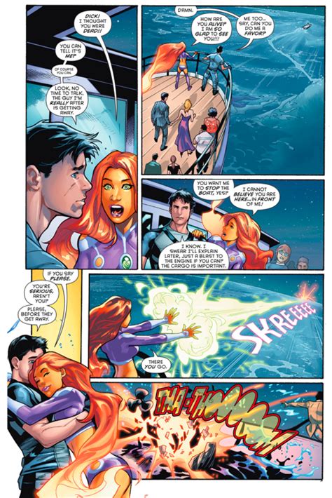 Starfire Learns Dick Grayson Is Still Alive 1 Why