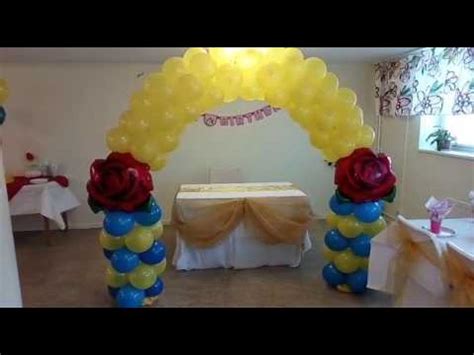 Con el disfraz de bella te sentirás como la auténtica reina del baile. Decoracion de la bella y la bestia - YouTube