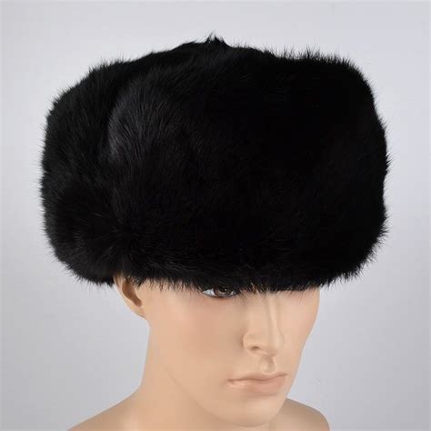 Real Rabbit Fur Russian Hat 12799 This 100 Genuine Rabbit Fur Hat Was Hand Crafted In