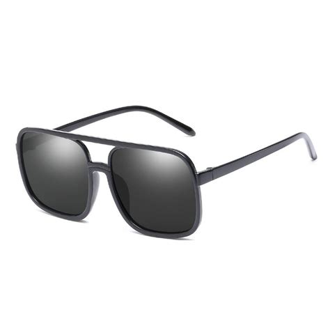 Mincl Fashion Vintage Oversized Sunglasses Women Men Square High Quality Hd Lens Eyewear Brand