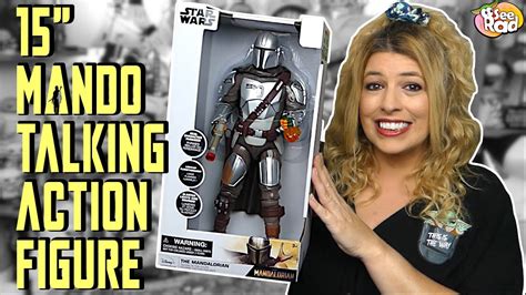 THE MANDALORIAN 15" TALKING ACTION FIGURE Unboxing & Review + Baby Yoda