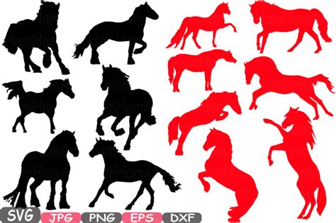 Download Wild Horses Mascot Woodland Monogram Horse Designs ...