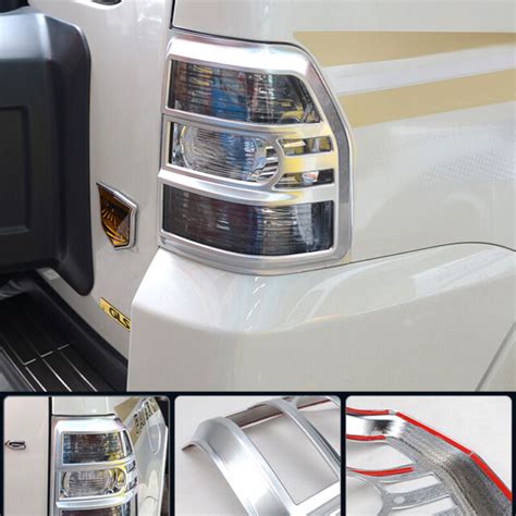 Abs Rear Tail Light Lamp Cover Trim For Mitsubishi Pajero Montero