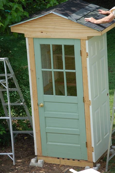 For framing the shed entrance, remove the old doors, measure the rough opening and trim it with trimmer studs. DIY Four-Door Shed | The Owner-Builder Network