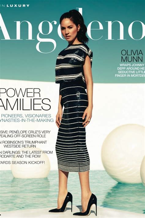 Olivia Munn Modern Luxury Angeleno Magazine February 2015 Star Style